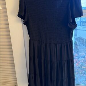 Naked Zebra Black Long Sleeve Dress